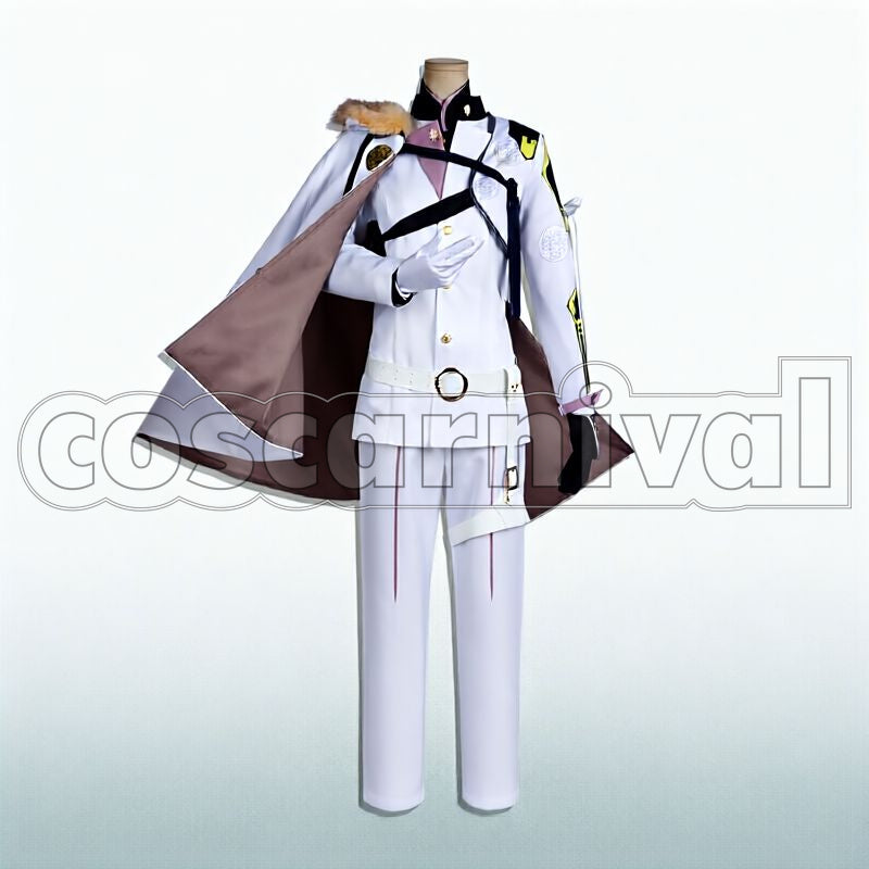 Tachi Higekiri Kiwame Cosplay cosplay costume from Touken Ranbu, front view 2