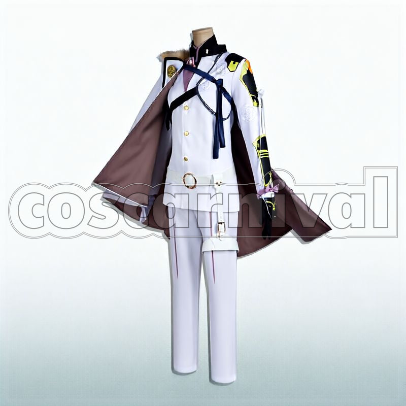 Tachi Higekiri Kiwame Cosplay cosplay costume from Touken Ranbu, front view 3