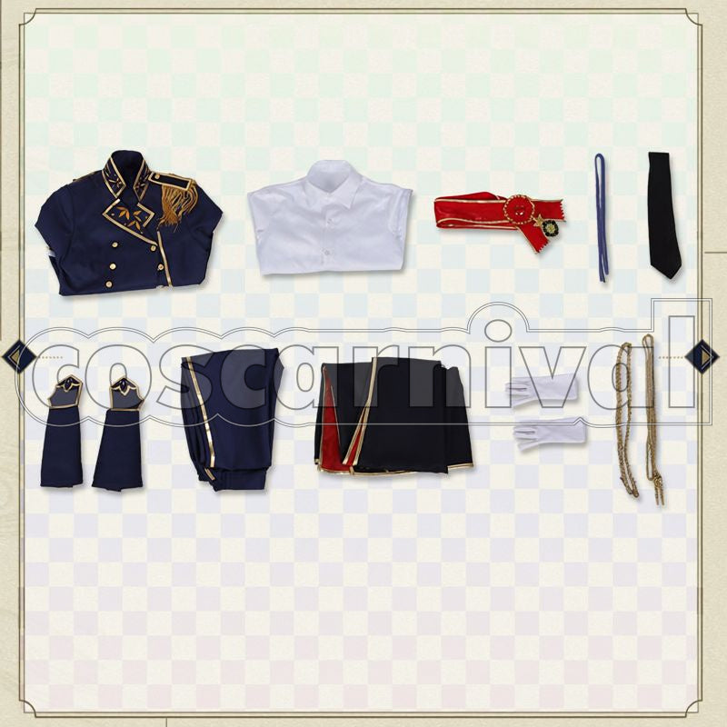 Tachi Ichigo Hitofuri Kiwame Cosplay cosplay costume from Touken Ranbu, set view