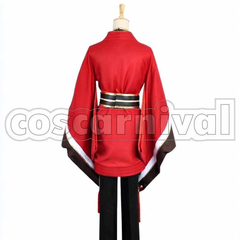 Warrior Izuminokami Kanesada Chores cosplay costume from Touken Ranbu Tachi, back view