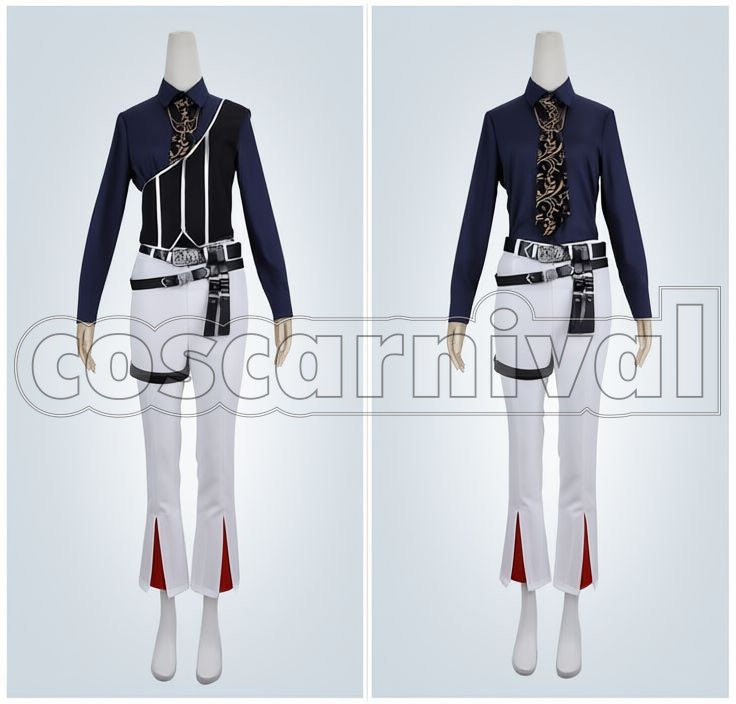 Tachi Sanchoumou Cosplay cosplay costume from Touken Ranbu, front view 3