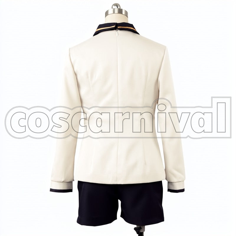 Warrior Akita Toushirou Chores cosplay costume from Touken Ranbu Tantou, back view