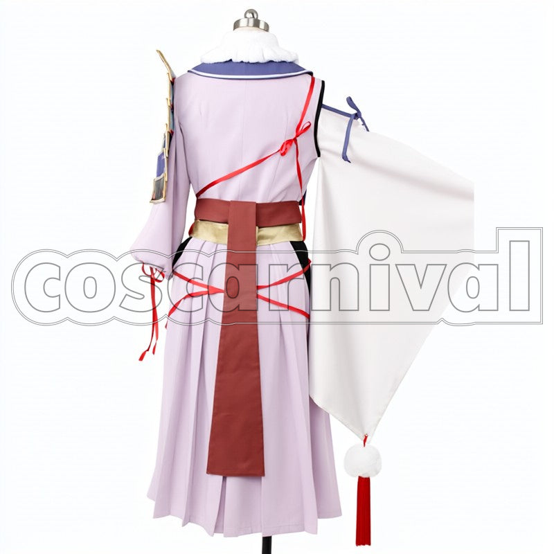 Warrior Imanotsurugi cosplay costume from Touken Ranbu Tantou, back view