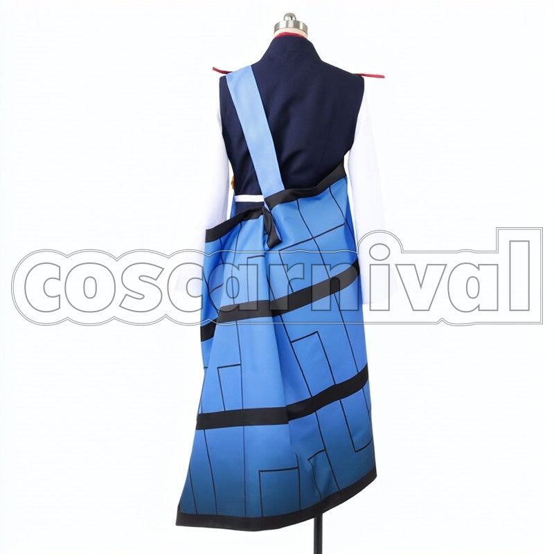 Warrior Sayo Samonji cosplay costume from Touken Ranbu Tantou, back view