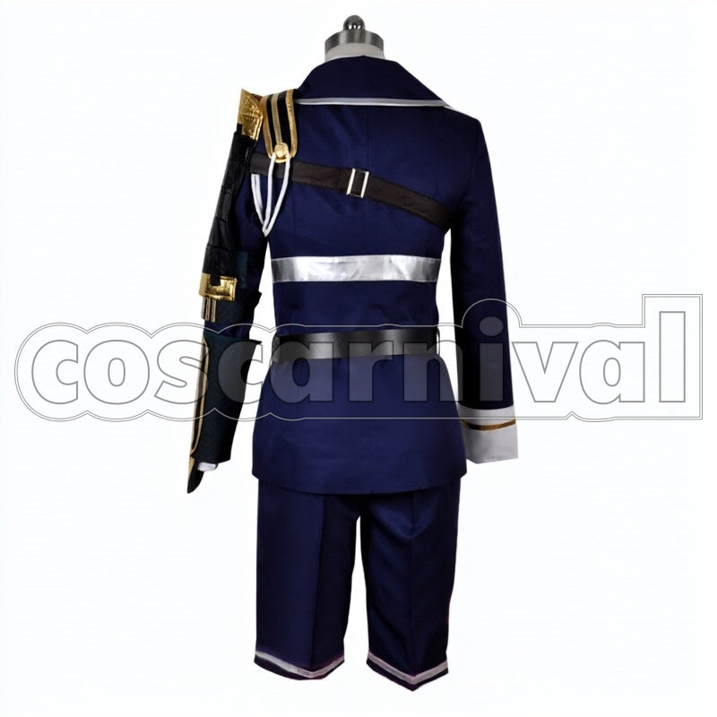 Warrior Atsu Toushirou cosplay costume from Touken Ranbu Tantou, back view