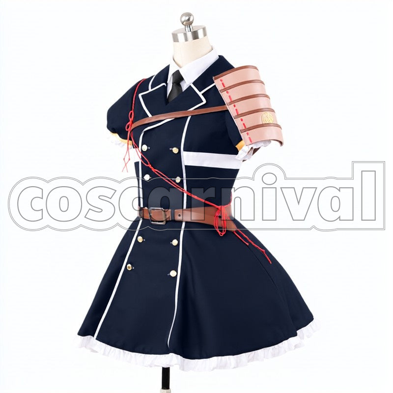 Warrior Midare Toushirou cosplay costume from Touken Ranbu Tantou, front view 2