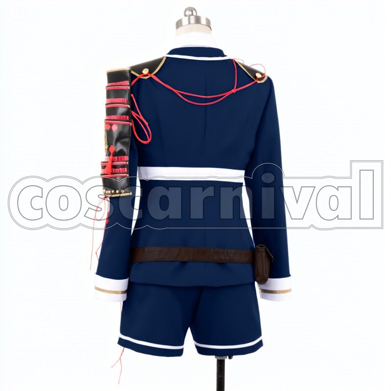 Warrior Yagen Toushirou cosplay costume from Touken Ranbu Tantou, back view