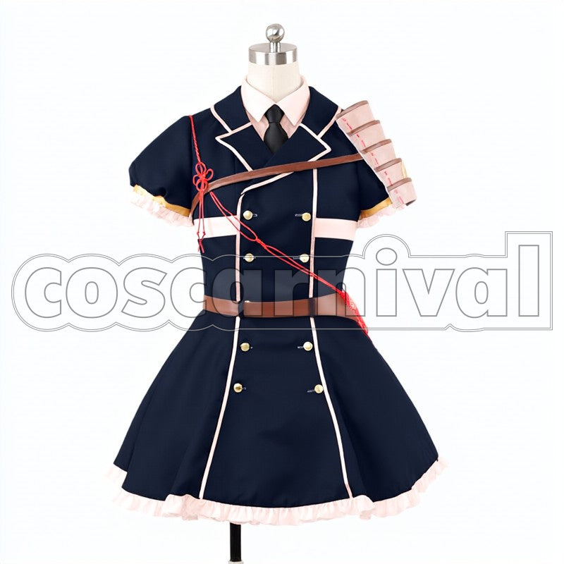 Warrior Midare Toushirou cosplay costume from Touken Ranbu Tantou, front view