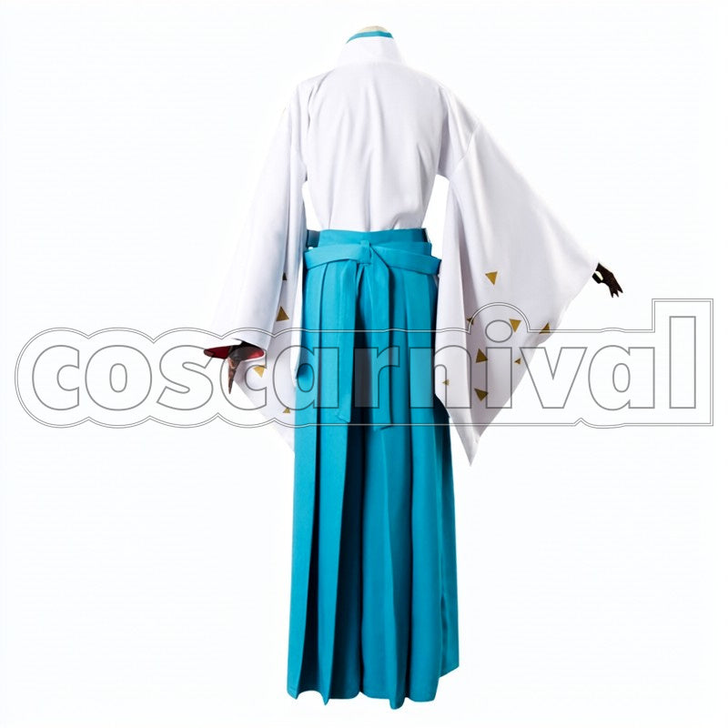 Tomoe Gata Naginata cosplay costume from Touken Ranbu, back view