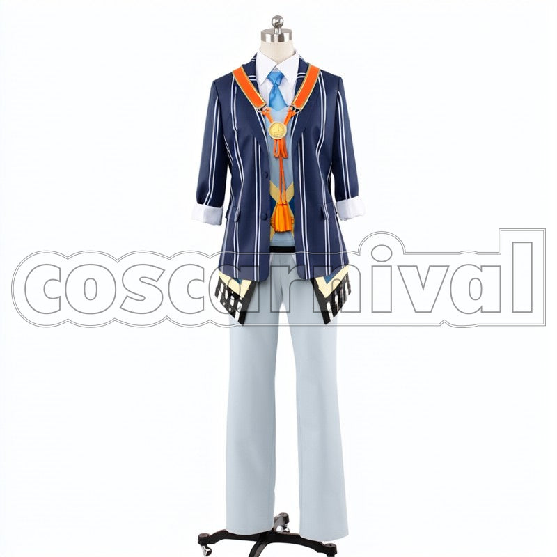 Warrior Yamanbagiri Kunihiro cosplay costume from Touken Ranbu Uchigatana, front view 3