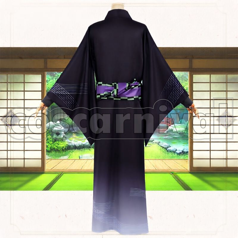 Uchigatana Minamoto Kiyomaro Light Version Cosplay cosplay costume from Touken Ranbu, back view