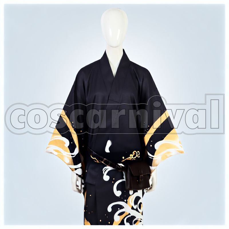 Uchigatana Mutsunokami Yoshiyuki Light Version Cosplay cosplay costume from Touken Ranbu, front view 1