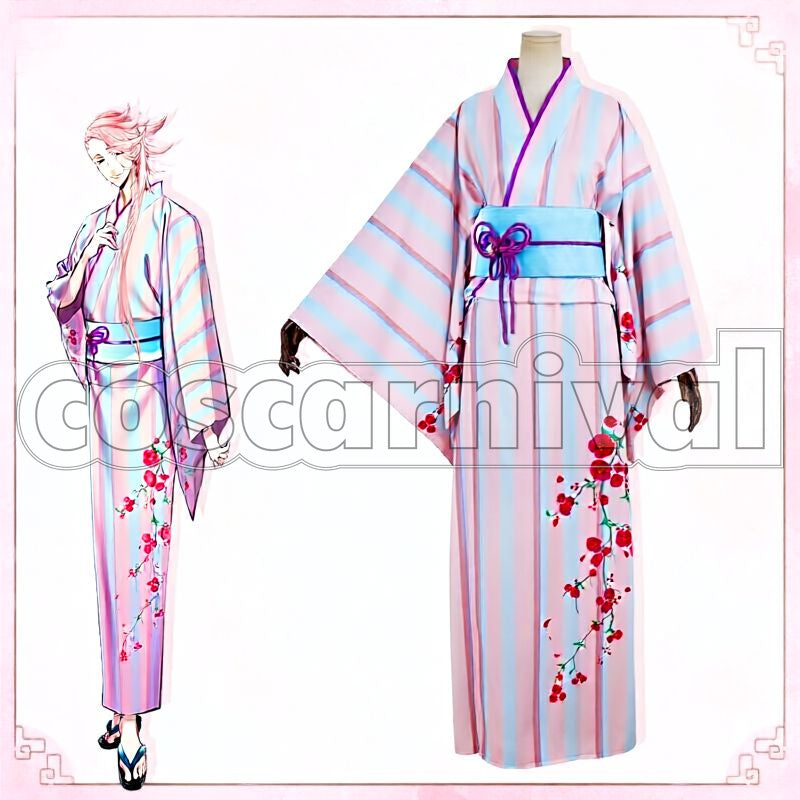Uchigatana Souza Samonji Light Version Cosplay cosplay costume from Touken Ranbu, front view 2