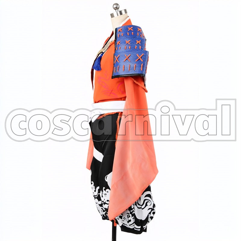 Warrior Mutsunokami Yoshiyuki cosplay costume from Touken Ranbu Uchigatana, side view 2