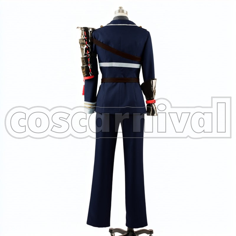 Warrior Namazuo Toushirou cosplay costume from Touken Ranbu Wakizashi, back view 2