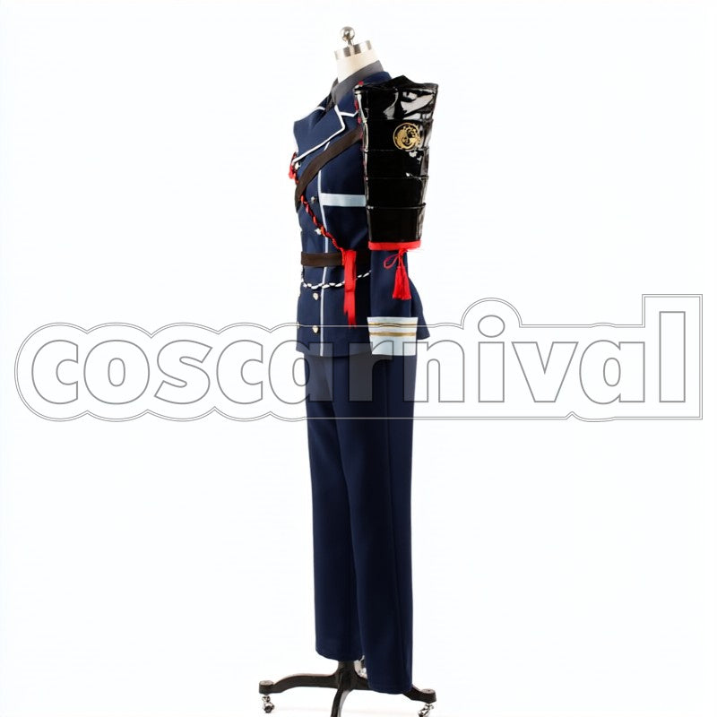 Warrior Namazuo Toushirou cosplay costume from Touken Ranbu Wakizashi, back view