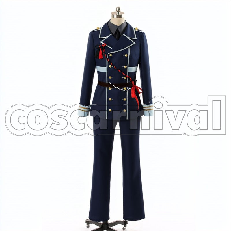 Warrior Namazuo Toushirou cosplay costume from Touken Ranbu Wakizashi, front view 2