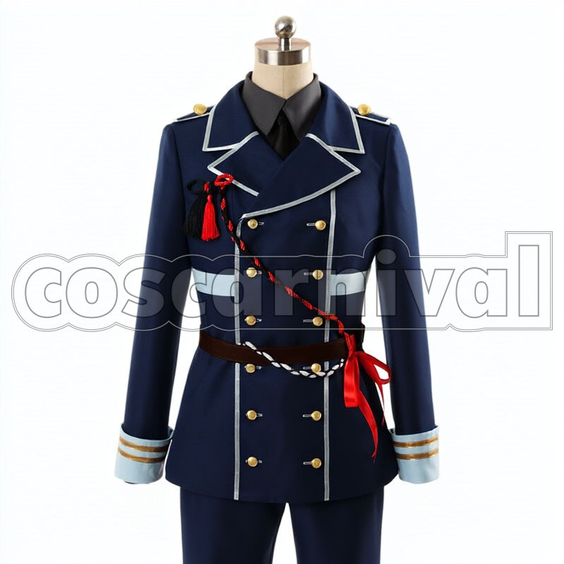 Warrior Namazuo Toushirou cosplay costume from Touken Ranbu Wakizashi, front view 3