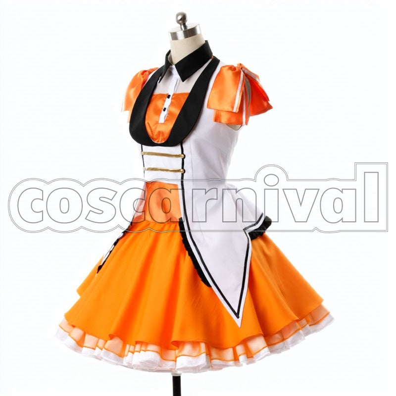 Chisa Togawa Stage Outfit cosplay costume from Tsukiuta. Fluna April, side view