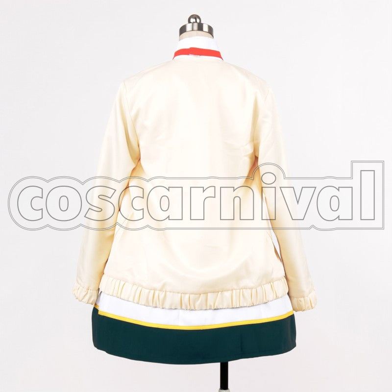 Hina Momosaki School Style cosplay costume from Tsukiuta. Fluna March, back view