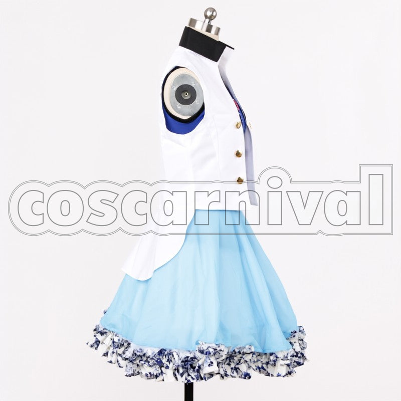 Wakaba Yuki cosplay costume from Tsukiuta. Fluna, side view