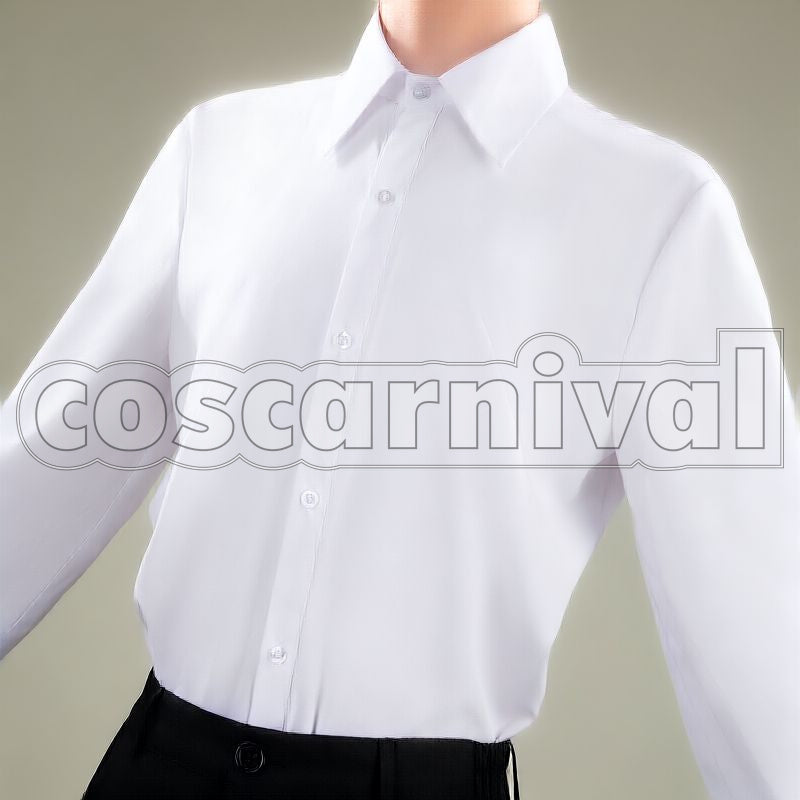 Ashengrotto Lost in the Book with Tim Burton's The Nightmare Before Christmas Halloween Cosplay cosplay costume from Disney Twisted-Wonderland Azul, front view 9
