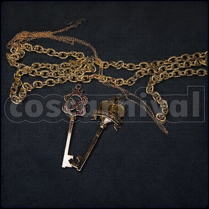 Trappola, Cater Diamond, Deuce Spade, Trey Clover, Riddle Rosehearts 5th Anniversary New Outfit Cosplay cosplay costume from Disney Twisted-Wonderland Ace, accessory set view