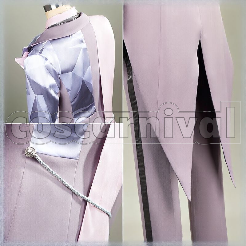 Shroud, Malleus Draconia, Lilia Vanrouge Platinum Jacket Cosplay cosplay costume from Disney Twisted-Wonderland Idia, detail-5
