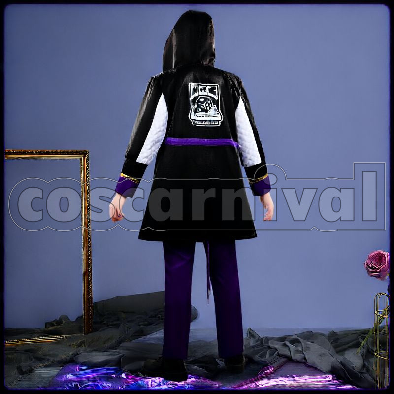 Shroud Board Game Club Club Wear Cosplay cosplay costume from Disney Twisted-Wonderland Idia, back view