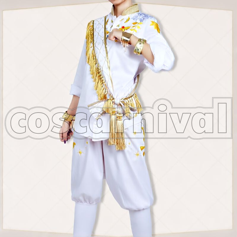 Al-Asim Fairy Gala: Operation Steal the Show Embroidered Version Cosplay cosplay costume from Disney Twisted-Wonderland Kalim, front view 2