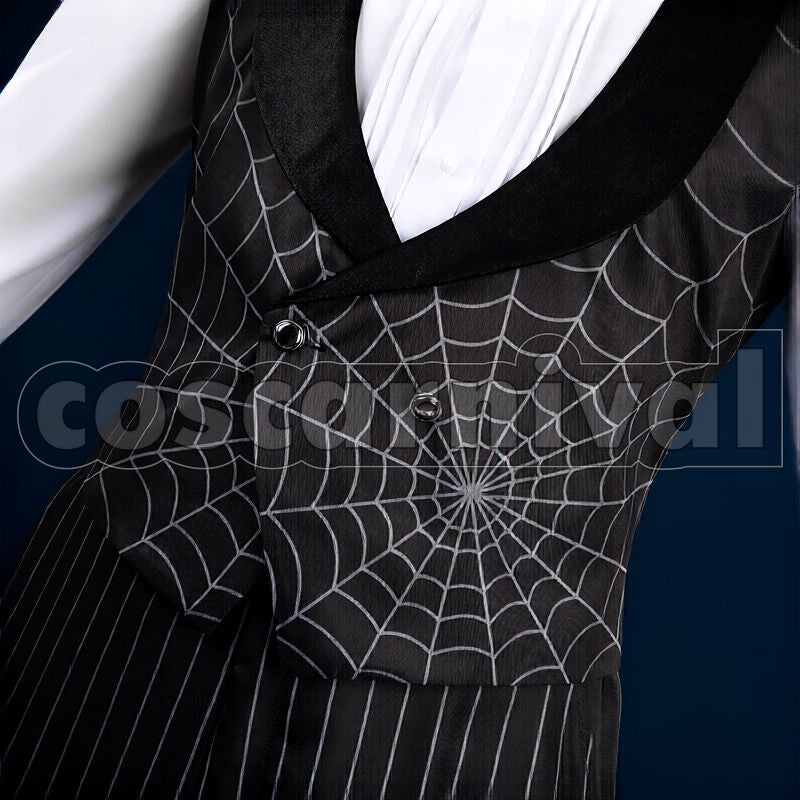 Kingscholar Lost in the Book with Tim Burton's The Nightmare Before Christmas Halloween Cosplay cosplay costume from Disney Twisted-Wonderland Leona, detail-4