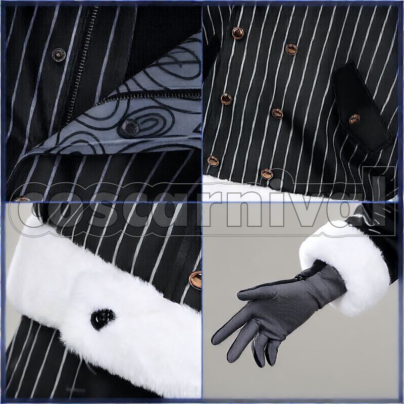 Vanrouge Lost in the Book with Tim Burton's The Nightmare Before Christmas First Christmas Cosplay cosplay costume from Disney Twisted-Wonderland Lilia, detail-2