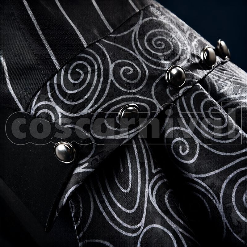 Rosehearts Lost in the Book with Tim Burton's The Nightmare Before Christmas Halloween Cosplay cosplay costume from Disney Twisted-Wonderland Riddle, detail-5