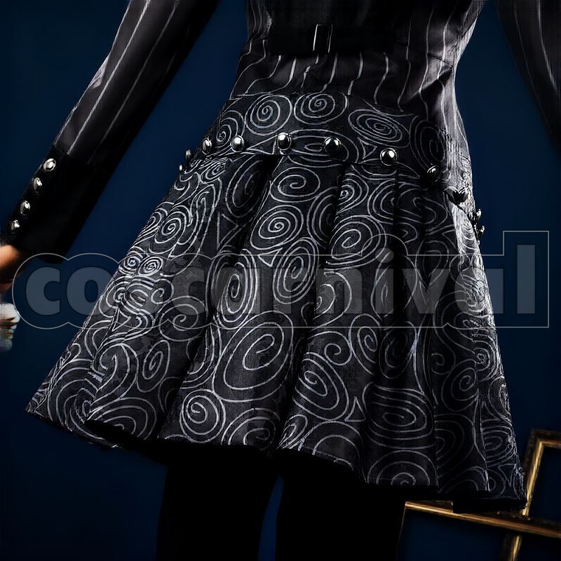 Rosehearts Lost in the Book with Tim Burton's The Nightmare Before Christmas Halloween Cosplay cosplay costume from Disney Twisted-Wonderland Riddle, detail-7