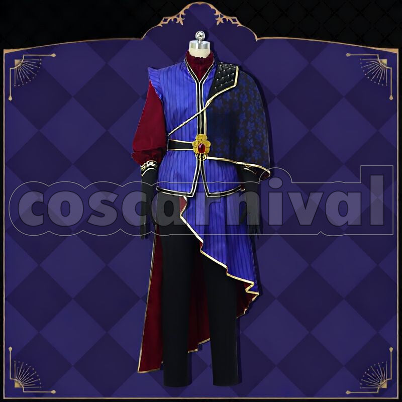Hunt Glorious Masquerade: Let the Bell of Solace Ring Cosplay cosplay costume from Disney Twisted-Wonderland Rook, front view 2