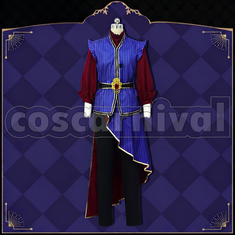 Hunt Glorious Masquerade: Let the Bell of Solace Ring Cosplay cosplay costume from Disney Twisted-Wonderland Rook, front view 4