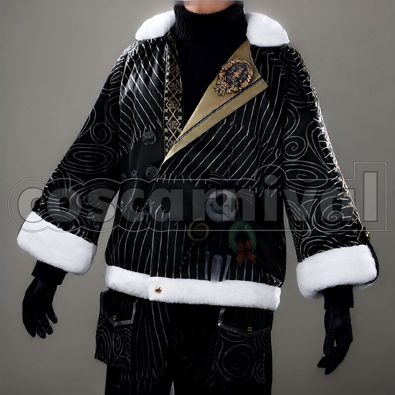 Bucchi Lost in the Book with Tim Burton's The Nightmare Before Christmas First Christmas Cosplay cosplay costume from Disney Twisted-Wonderland Ruggie, front view 4