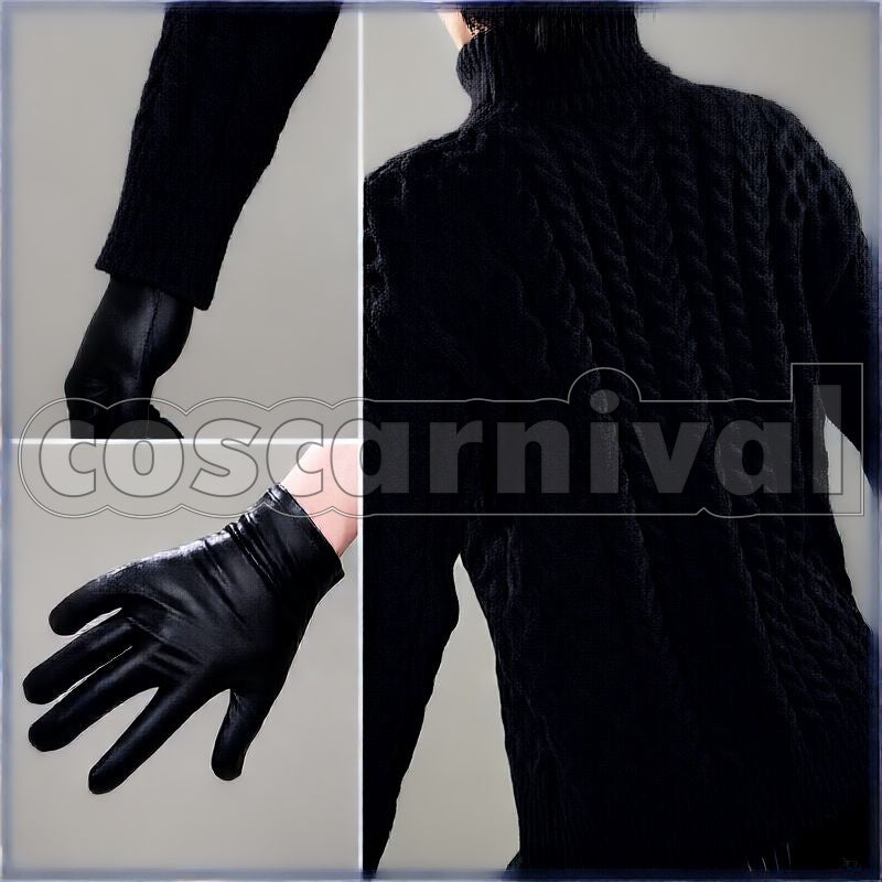 Bucchi Lost in the Book with Tim Burton's The Nightmare Before Christmas First Christmas Cosplay cosplay costume from Disney Twisted-Wonderland Ruggie, back view 3