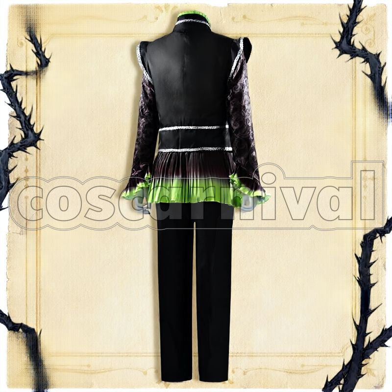 Zigvolt Glorious Masquerade: Let the Bell of Solace Ring Cosplay cosplay costume from Disney Twisted-Wonderland Sebek, back view 2