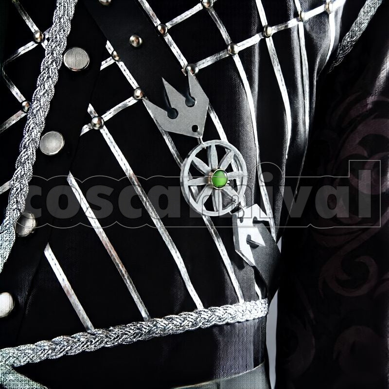 Zigvolt Glorious Masquerade: Let the Bell of Solace Ring Cosplay cosplay costume from Disney Twisted-Wonderland Sebek, detail-4