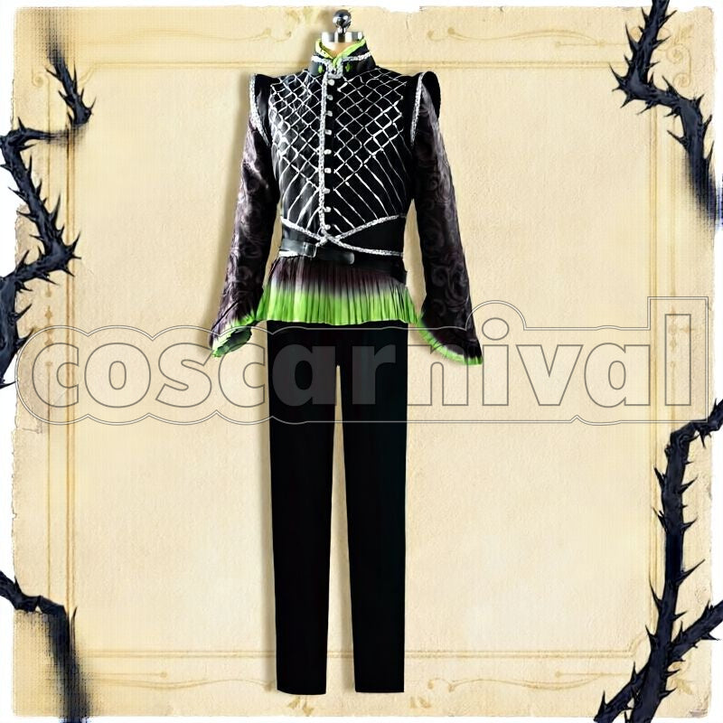 Glorious Masquerade: Let the Bell of Solace Ring Cosplay cosplay costume from Disney Twisted-Wonderland Silver, front view 4