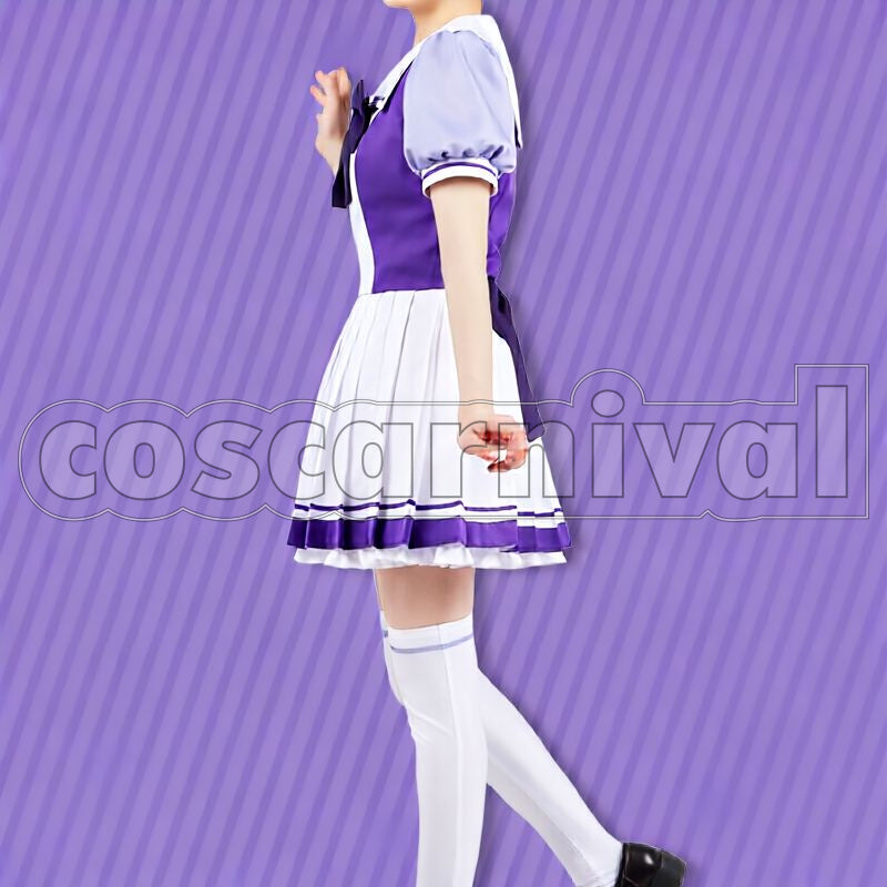 All Members Summer School Uniform Cosplay cosplay costume from Umamusume: Pretty Derby, side view