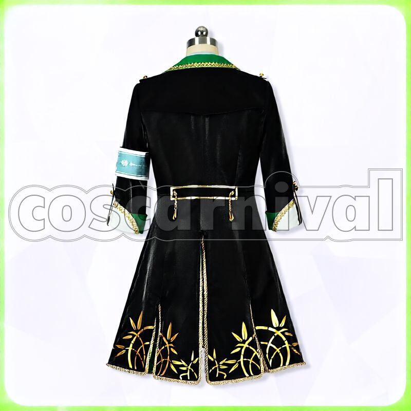 Bamboo Memory Iron Ambition Race Outfit Cosplay cosplay costume from Umamusume: Pretty Derby, back view