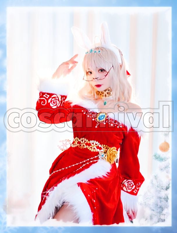 Biwa Hayahide Rouge Caroler Cosplay cosplay costume from Umamusume: Pretty Derby, front view 2