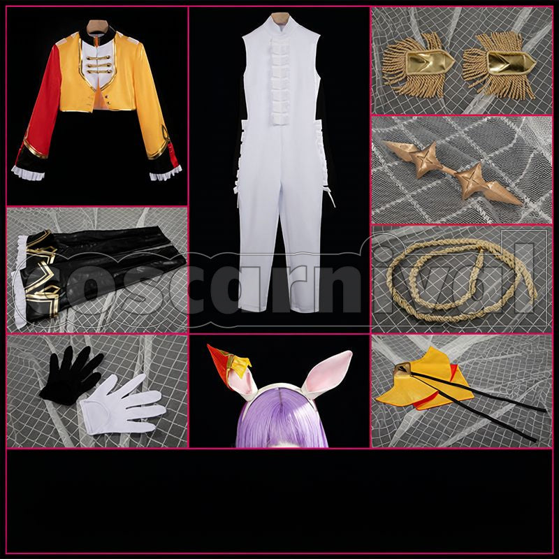 Durandal Race Outfit Cosplay cosplay costume from Umamusume: Pretty Derby, set view