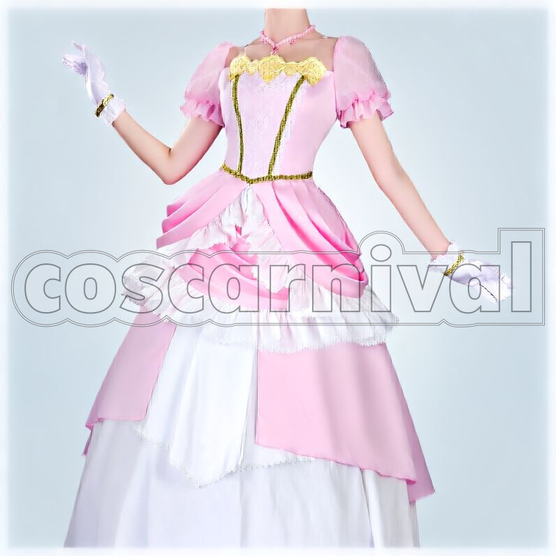 Gentildonna La dama perfetta Wedding Dress Cosplay cosplay costume from Umamusume: Pretty Derby, front view 1
