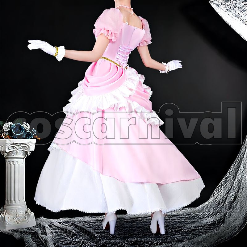 Gentildonna La dama perfetta Wedding Dress Cosplay cosplay costume from Umamusume: Pretty Derby, back view 2