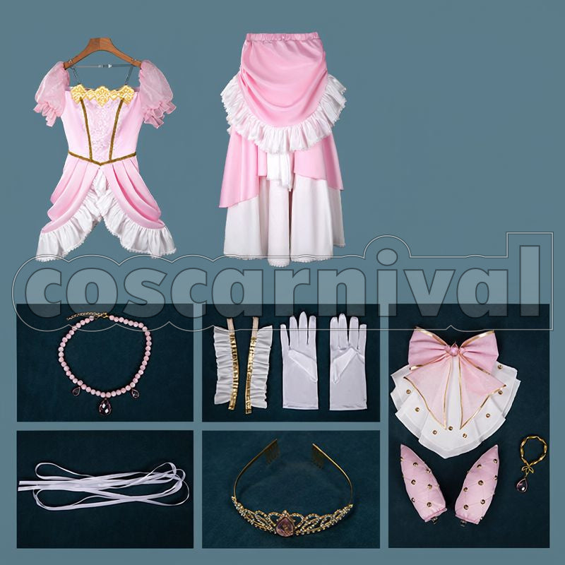 Gentildonna La dama perfetta Wedding Dress Cosplay cosplay costume from Umamusume: Pretty Derby, set view