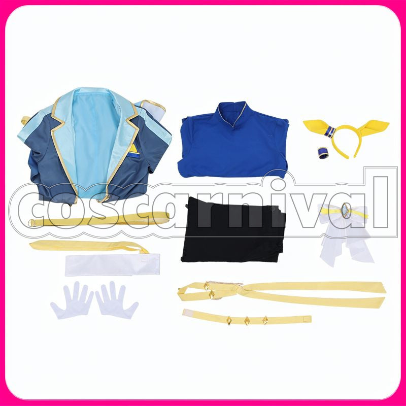 K.S.Miracle Race Outfit Cosplay cosplay costume from Umamusume: Pretty Derby, set view