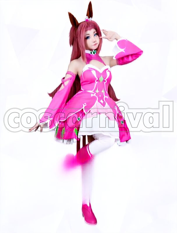 Kawakami Princess Race Outfit Cosplay cosplay costume from Umamusume: Pretty Derby, front view 3